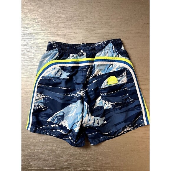 SUNDEK Iceberg Board Swim Trunks Blue w/Embroidered Penguin Men's Size Small New - Picture 7 of 9